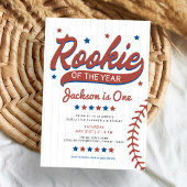 Rookie of the Year Photo First誕生日 招待状