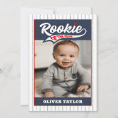 Rookie of the Year Photo Kid'sパーティー 招待状 (正面)