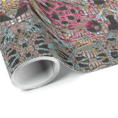 Roole Funtideの休日のビクトリア時代の人パターン ラッピングペーパー (ロールコーナー)