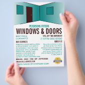 Room Design, Window & Door Fitter Company チラシ (手)