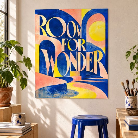 Room for Wonder アートプリント ポスター