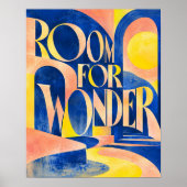 Room for Wonder アートプリント ポスター (正面)