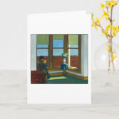 Room in Brooklyn – エドワード・ホッパー カード (黄色い花)