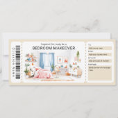 Room Makeover Gift Certificate 招待状 (正面)