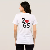 Room Number 256 in  Tri-Blend Shirt トライブレンドＴシャツ (裏面全面)
