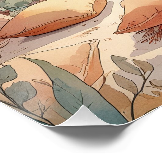 Room of Acceptance – Gentle Reminder Art Print ポスター (コーナー)