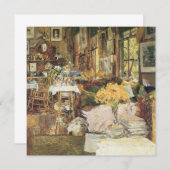 Room of Flowers by Childe Hasssamヴィンテージファインアート (正面/裏面)