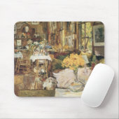 Room of Flowers by Childe Hasssamヴィンテージファインアート マウスパッド (マウス)