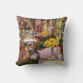 Room of Flowers by Frederick Childe Hasssam クッション (正面)