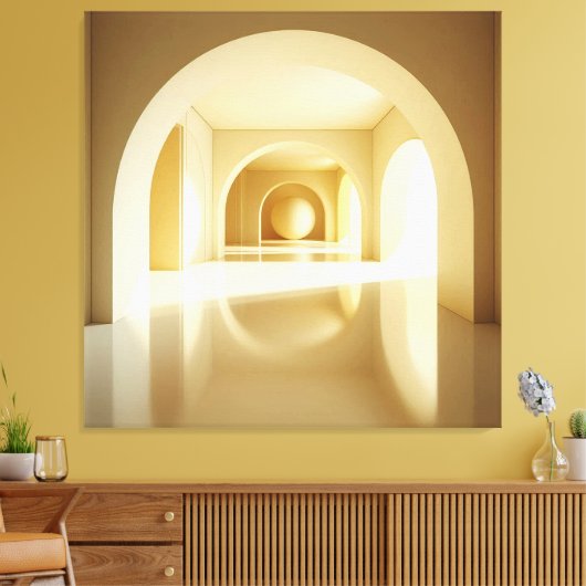 Room of Reflections キャンバスプリント (インサイチュ (リビング))