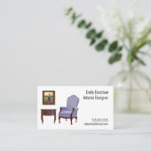 Room Tableau Interior Designアンティーク 名刺 (スタンド正面)