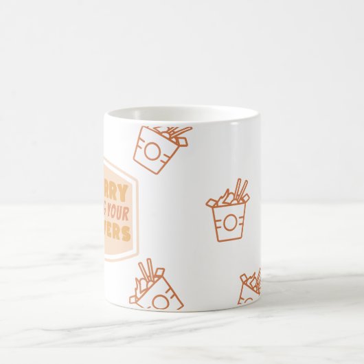 Roommateおもしろいギフト「の残り食べ物物を惜しむ」 コーヒーマグカップ (中央)