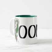 Rooneyのケルト族のドラゴンのマグ ツートーンマグカップ (正面左)