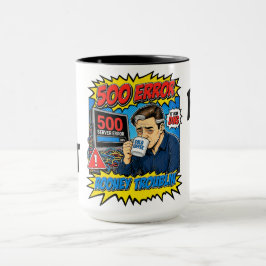 Rooney Troublin 500 Error IT Tech Humor Funny Mug マグカップ