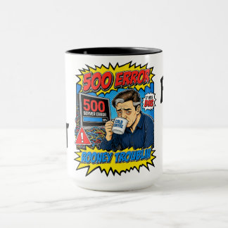Rooney Troublin 500 Error IT Tech Humor Funny Mug マグカップ