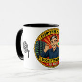 Rooney Troublin Everything Is Fine IT Humor マグカップ (正面左)
