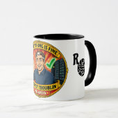 Rooney Troublin Everything Is Fine IT Humor マグカップ (正面右)