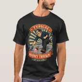 Rooney Troublin Funny Bad Luck Vintage Tシャツ (正面)