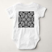 Roorschachテストインクブロ ベビーボディスーツ (裏面)
