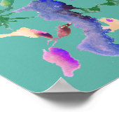 Roorschach Inkblotテストおもしろいアート ポスター (角)