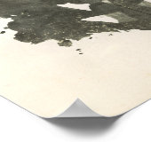 Roorschach Inkblotテストおもしろいアート ポスター (角)