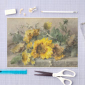 Roosenboomの石垣にひまわり 薄葉紙 (クラフト)