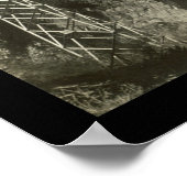 Roosevelt Dam Overflow写真1916 ポスター (角)