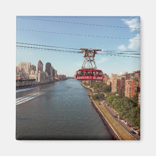 Roosevelt Island cable car - New York City マグネット (正面)