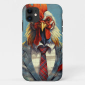 RoosterスーツのiPhoneケース Case-Mate iPhoneケース (裏面)