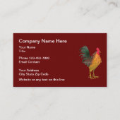 Roosterロゴテーマ 名刺 (正面)