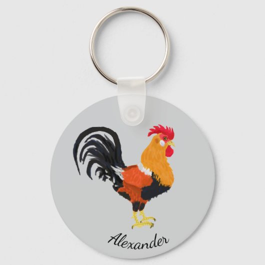 Rooster キーホルダー (正面)