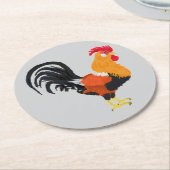 Rooster ラウンドペーパーコースター (アングル)