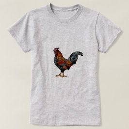 Rooster – 女性の基本Tシャツ Tシャツ