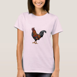 Rooster – 女性の基本Tシャツ Tシャツ