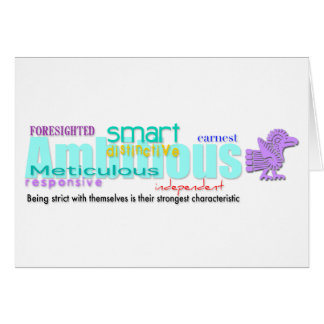 Rooster 生まれ Year Personality誕生日カード2