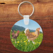 Rooster and Chicken 2  キーホルダー (裏面)
