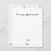 Rooster Art Christmas Card – Strength & Personalit シーズンカード (裏面)