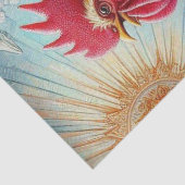 Rooster Chicken Flowers Sun Decoupage  薄葉紙 (詳細)