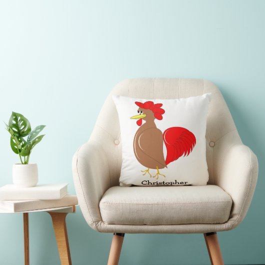 Rooster Design Personalised クッション (椅子)