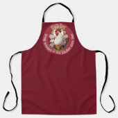 Rooster Heraldic Crest Apron エプロン (正面)