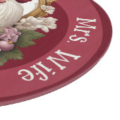 Rooster Heraldic Crest, maroon, カッティングボード (角)