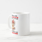 Rooster Just Standing Here Patiently Waiting For T コーヒーマグカップ (正面左)
