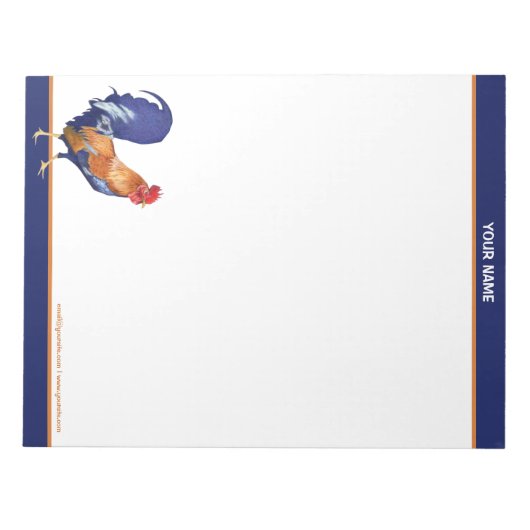 Rooster Large Notepad ノートパッド (正面)