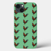 Rooster Pattern - Case-Mate Kolly There Apple iPh iPhoneケース (裏面)