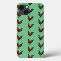 Rooster Pattern - Case-Mate Kolly There Apple iPh