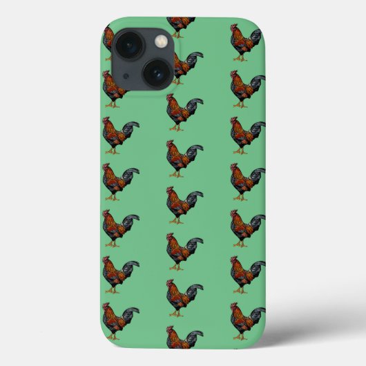Rooster Pattern - Case-Mate Kolly There Apple iPh iPhoneケース (裏面)