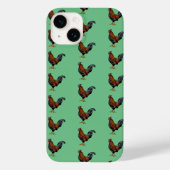Rooster Pattern - Case-Mate Kolly There Apple iPh iPhoneケース (裏面)