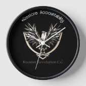 Rooster RevolutionWear：システムを無効にする 壁時計 (正面)