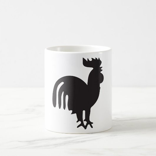 Rooster Silhouette コーヒーマグカップ