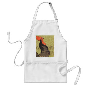 Rooster Steinlen Cocorico French Art スタンダードエプロン